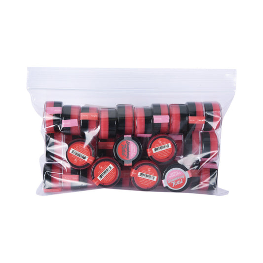 Jelique Nipple Nibbler Cool Tingle Balm 3g Strawberry Twist Bulk Bag 36pc - Not Very Vanilla