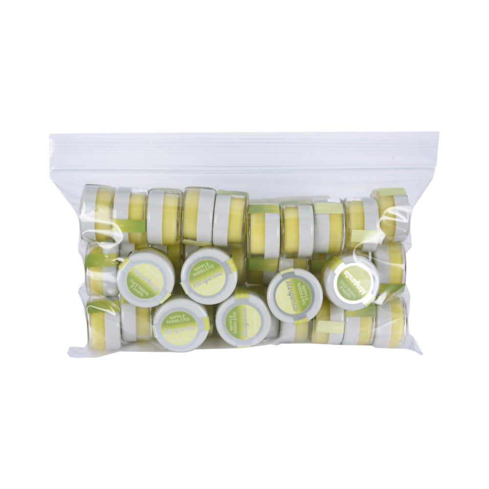 Jelique Nipple Nibblers Cocktail Pleasure Balm 3g Margarita Bulk Bag 36pc - Not Very Vanilla