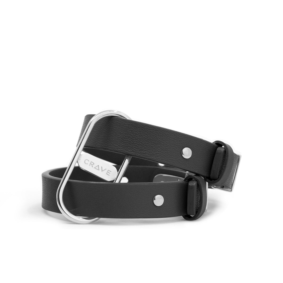 Crave ICON Cuffs Black/Silver - Not Very Vanilla