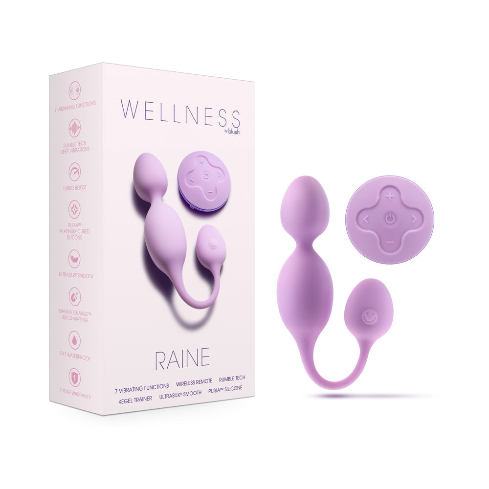 Wellness Raine Vibrating Kegel Ball Lilac - Not Very Vanilla