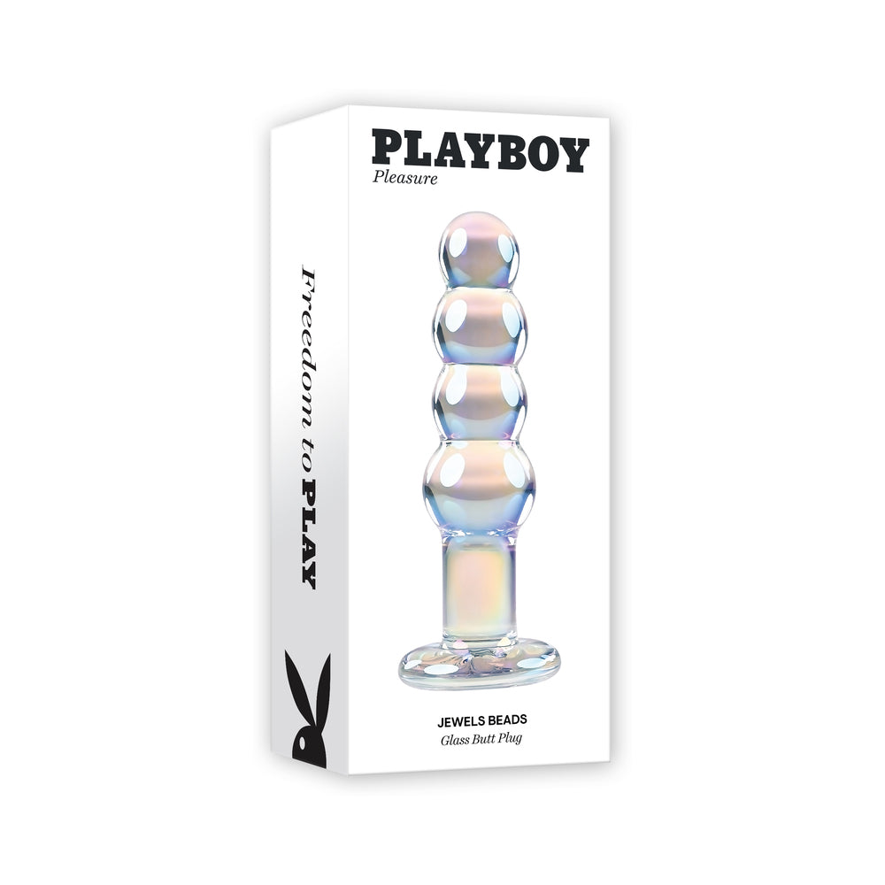 Playboy Jewels Beads Glass Dildo - Not Very Vanilla