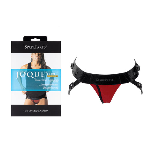 SpareParts Joque Cover Underwear Harness Red (Double Strap) Size A Nylon - Not Very Vanilla