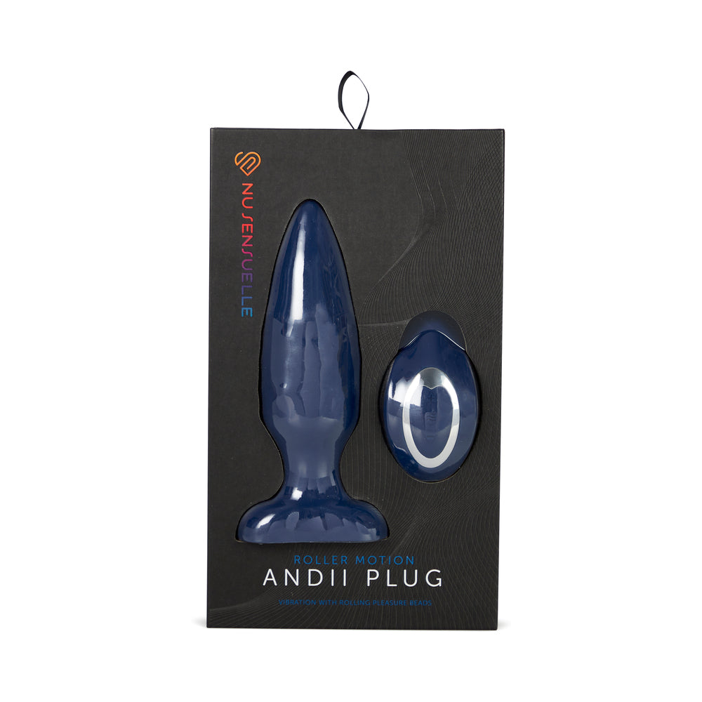 Nu Sensuelle Andii Roller Motion Plug Navy - Not Very Vanilla