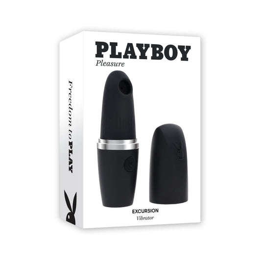 Playboy Excursion Rechargeable Suction Vibe Silicone 2AM - Not Very Vanilla