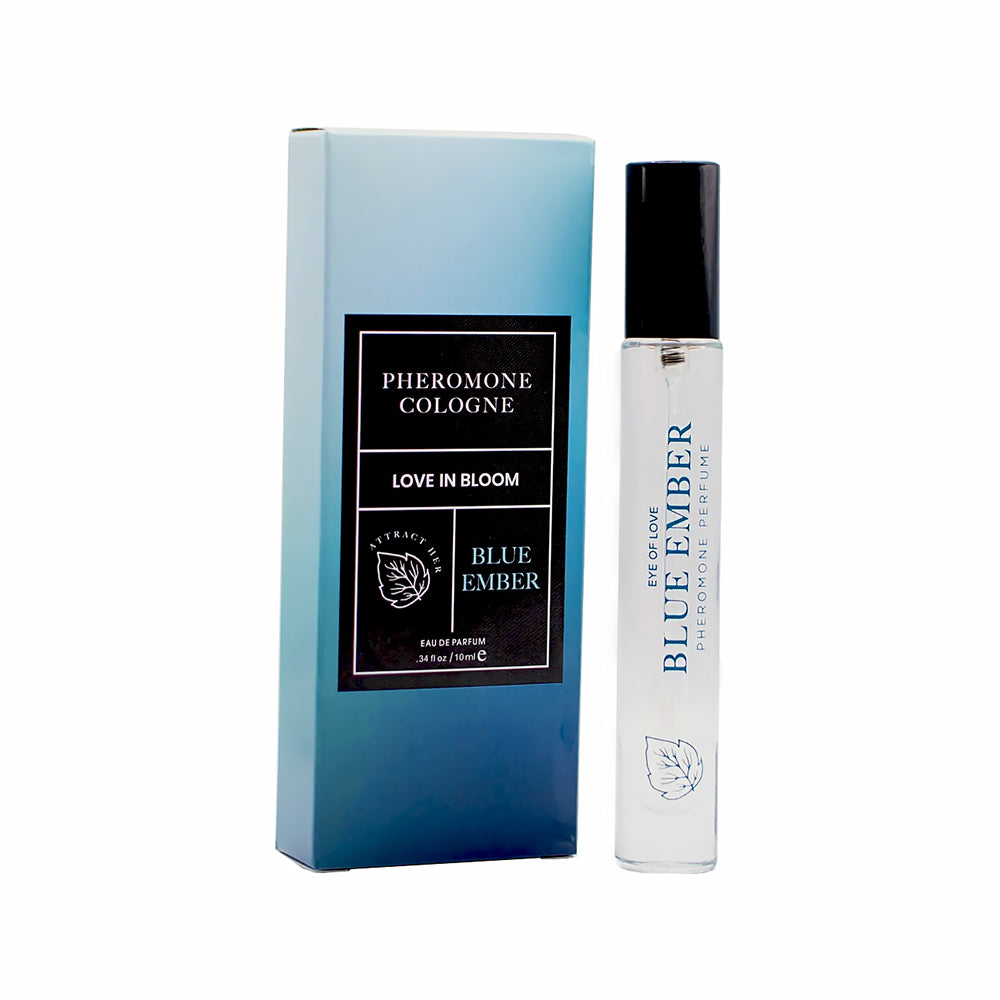 Eye of Love Bloom Attract Her Pheromone Parfum Blue Ember 0.34 oz. - Not Very Vanilla