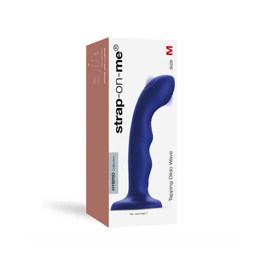 Strap-On-Me Tapping Dildo Wave Night Blue - Not Very Vanilla