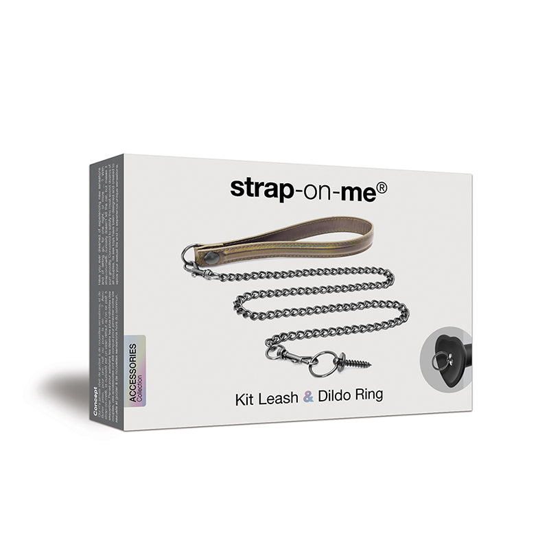 Strap-On-Me Leash and Dildo Ring Kit - Not Very Vanilla