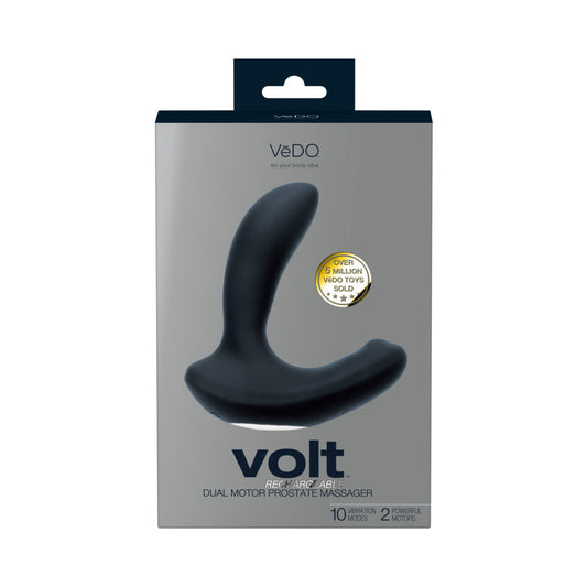 VeDO Volt Rechargeable Prostate Vibe Black - Not Very Vanilla