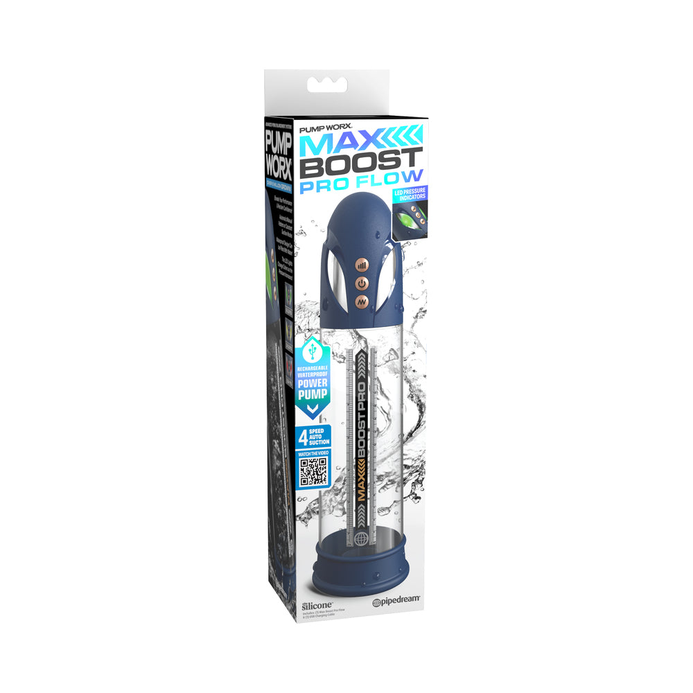 Pump Worx Max Boost Pro Flow Blue/Clear - Not Very Vanilla