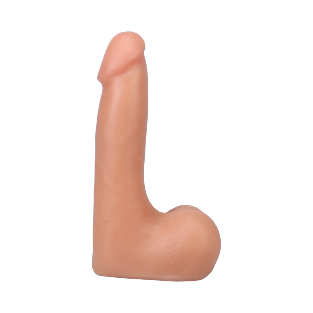 The Realistic Cock 7 in. ULTRASKYN Vac-U-Lock Dildo with Balls Vanilla - Not Very Vanilla