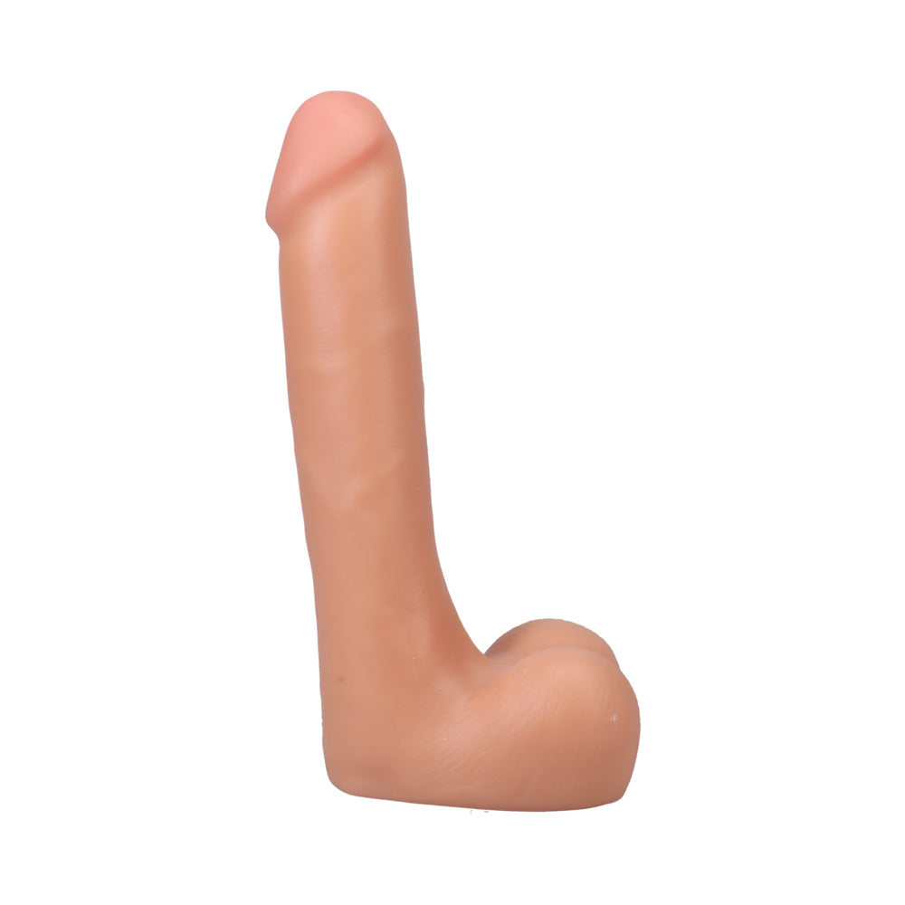 The Realistic Cock 9 in. ULTRASKYN Vac-U-Lock Dildo with Balls Vanilla - Not Very Vanilla