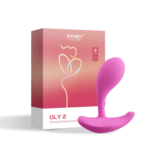 Honey Play Box Oly 2 Pressure Sensing App-Enabled Wearable Vibrator Pink - Not Very Vanilla