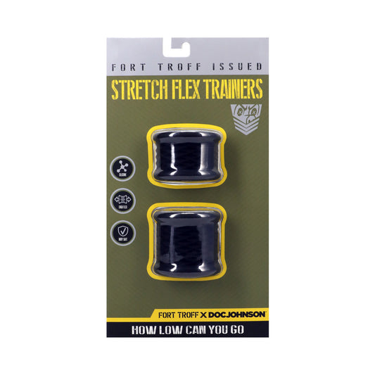 Fort Troff Stretch Flex Trainers Black - Not Very Vanilla