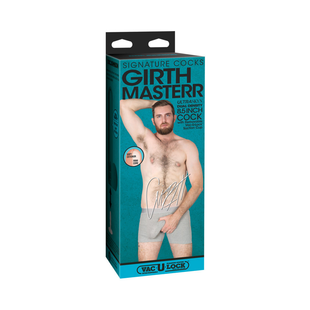 Signature Cocks Girthmasterr 8.5 in. ULTRASKYN Vac-U-Lock Dildo - Not Very Vanilla