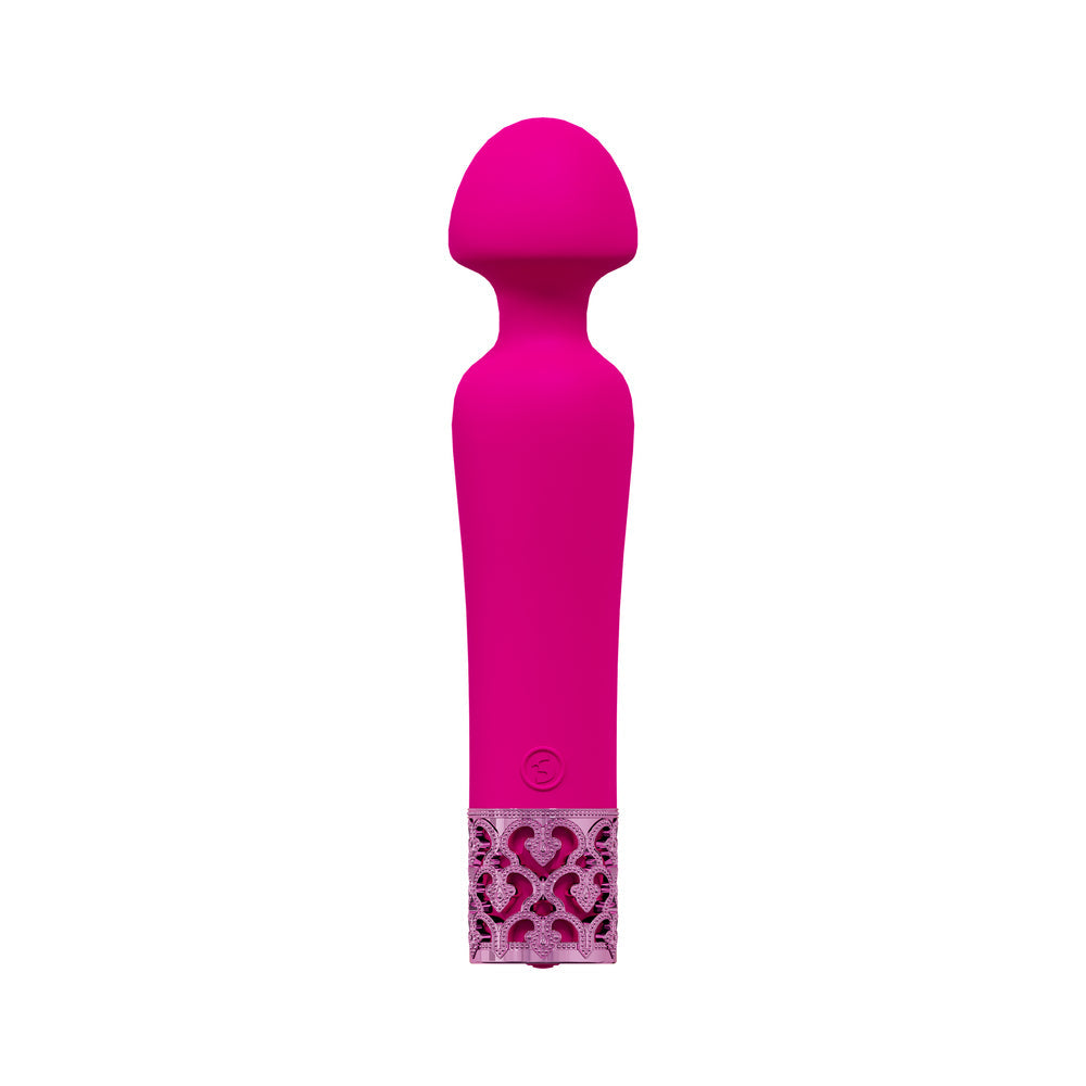 Royal Gems Scepter Silicone Rechargeable Vibrator Pink - Not Very Vanilla