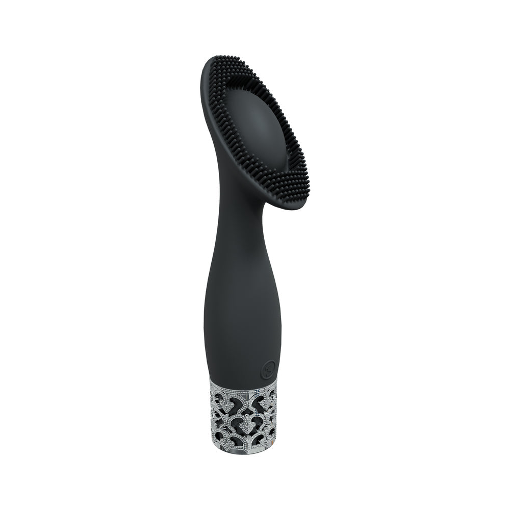 Royal Gems Duchess Silicone Rechargeable Vibrator Black - Not Very Vanilla