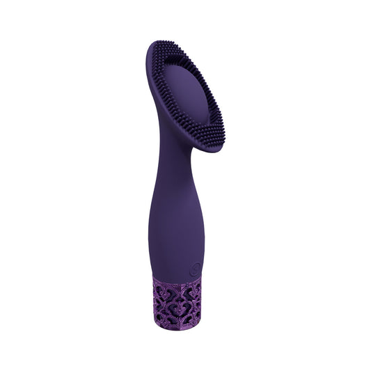 Royal Gems Duchess Silicone Rechargeable Vibrator Purple - Not Very Vanilla