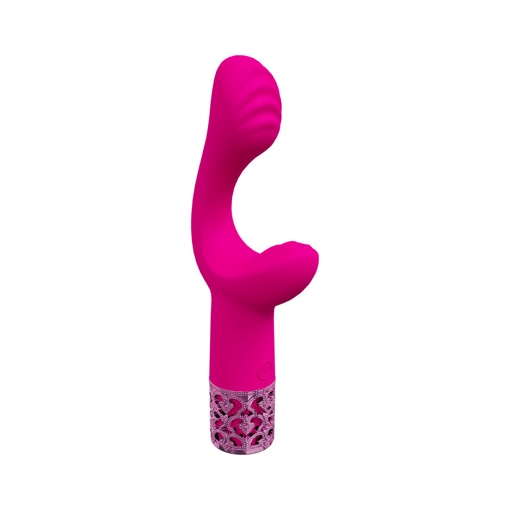 Royal Gems Majestic Silicone Rechargeable Vibrator Pink - Not Very Vanilla