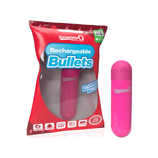 Screaming O Rechargeable Bullets Pink - Not Very Vanilla