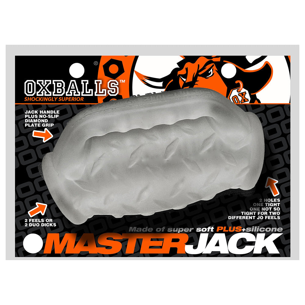 OxBalls Masterjack Double Penetration Jo Clear Ice - Not Very Vanilla