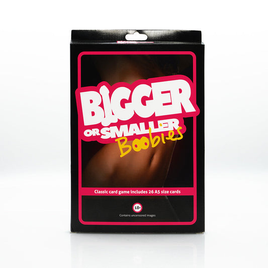 Play Wiv Me Bigger or Smaller Boobs Card Game - Not Very Vanilla