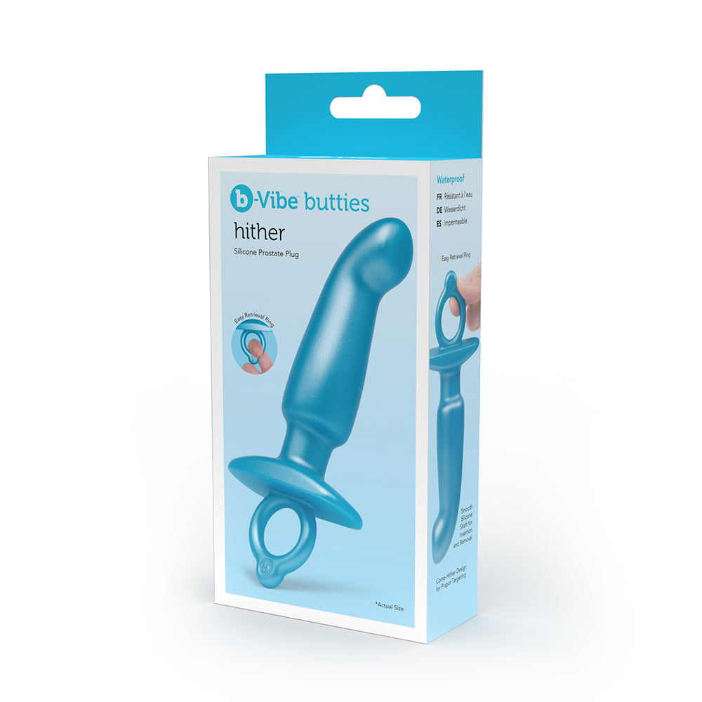 b-Vibe Butties Hither Silicone Prostate Plug - Not Very Vanilla