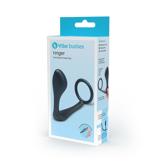 b-Vibe Butties Ringer C-Ring & Prostate Plug - Not Very Vanilla