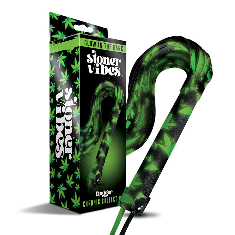 Stoner Vibes Chronic Collection Glow in the Dark Flogger - Not Very Vanilla