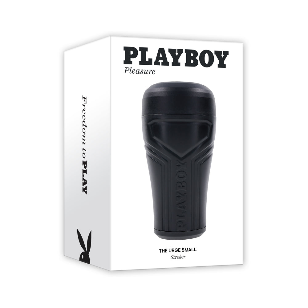 Playboy The Urge Small Stroker Non Vibrating TPE Black - Not Very Vanilla