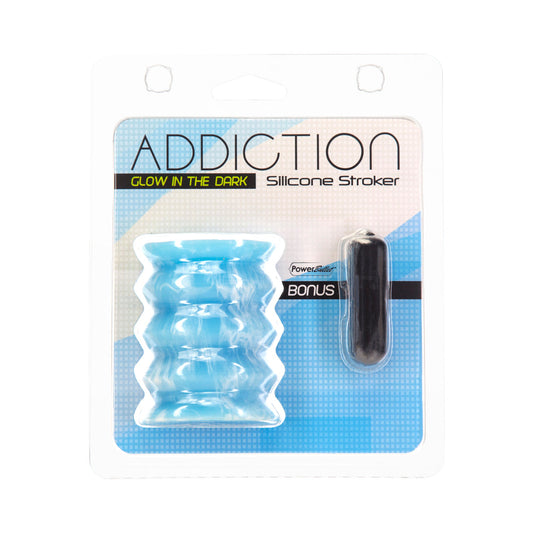 Addiction Silicone Reversible Stroker Glow-in-the-Dark - Not Very Vanilla