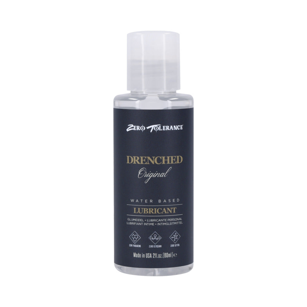 Zero Tolerance Drenched Original Water-Based Lubricant 2 oz. - Not Very Vanilla