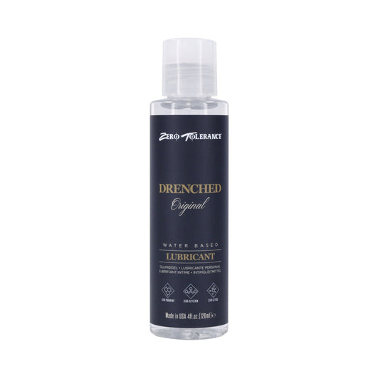 Zero Tolerance Drenched Original Water-Based Lubricant 4 oz. - Not Very Vanilla