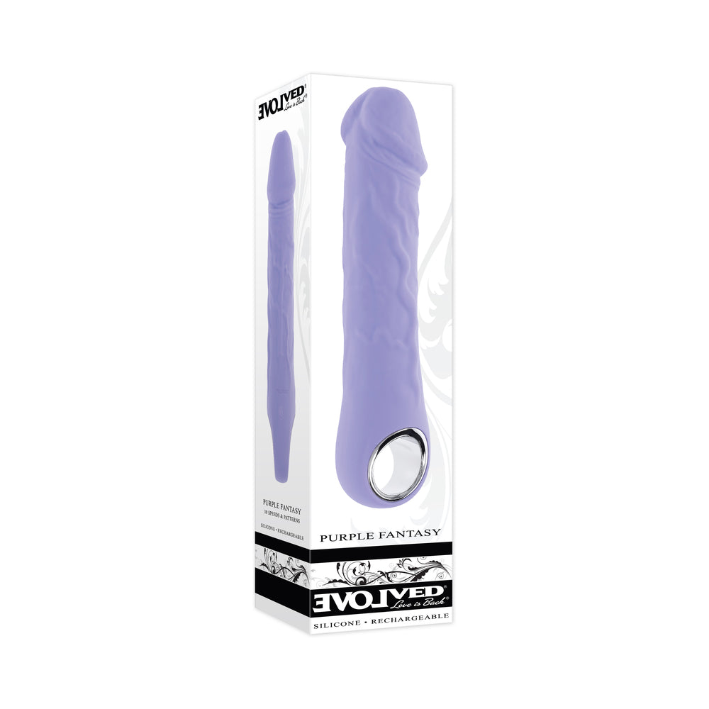 Evolved Purple Fantasy Rechargeable Vibrator Silicone - Not Very Vanilla