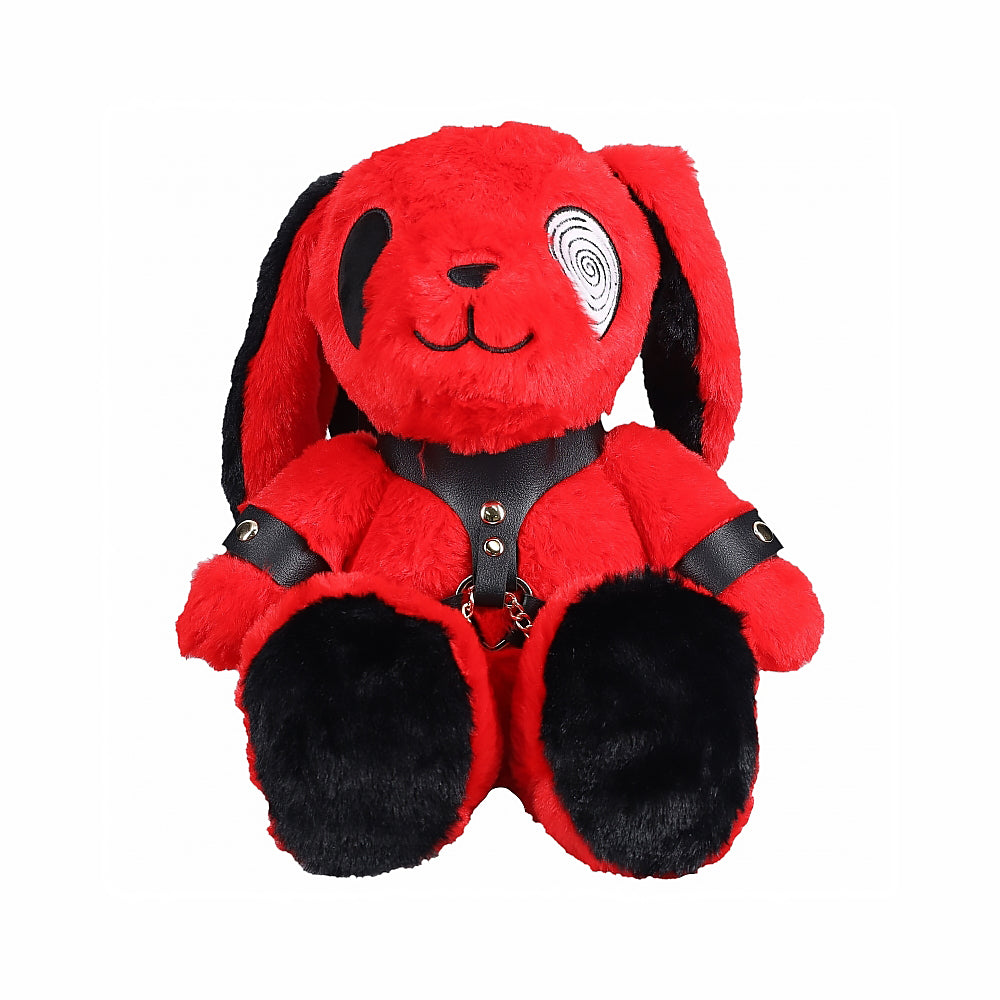 Shots Bunny Backpack Circle Eye Large Red - Not Very Vanilla