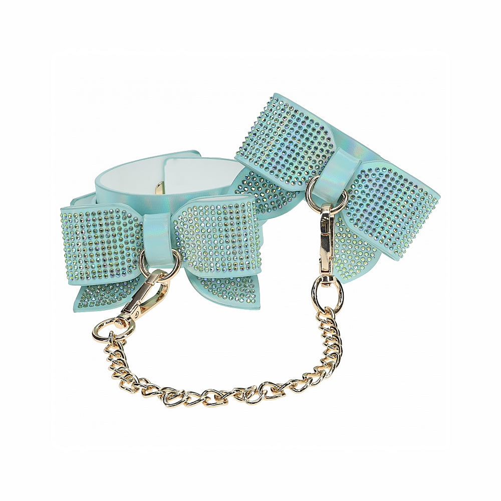 Ouch! Paris Collection Leg Cuffs Blue - Not Very Vanilla