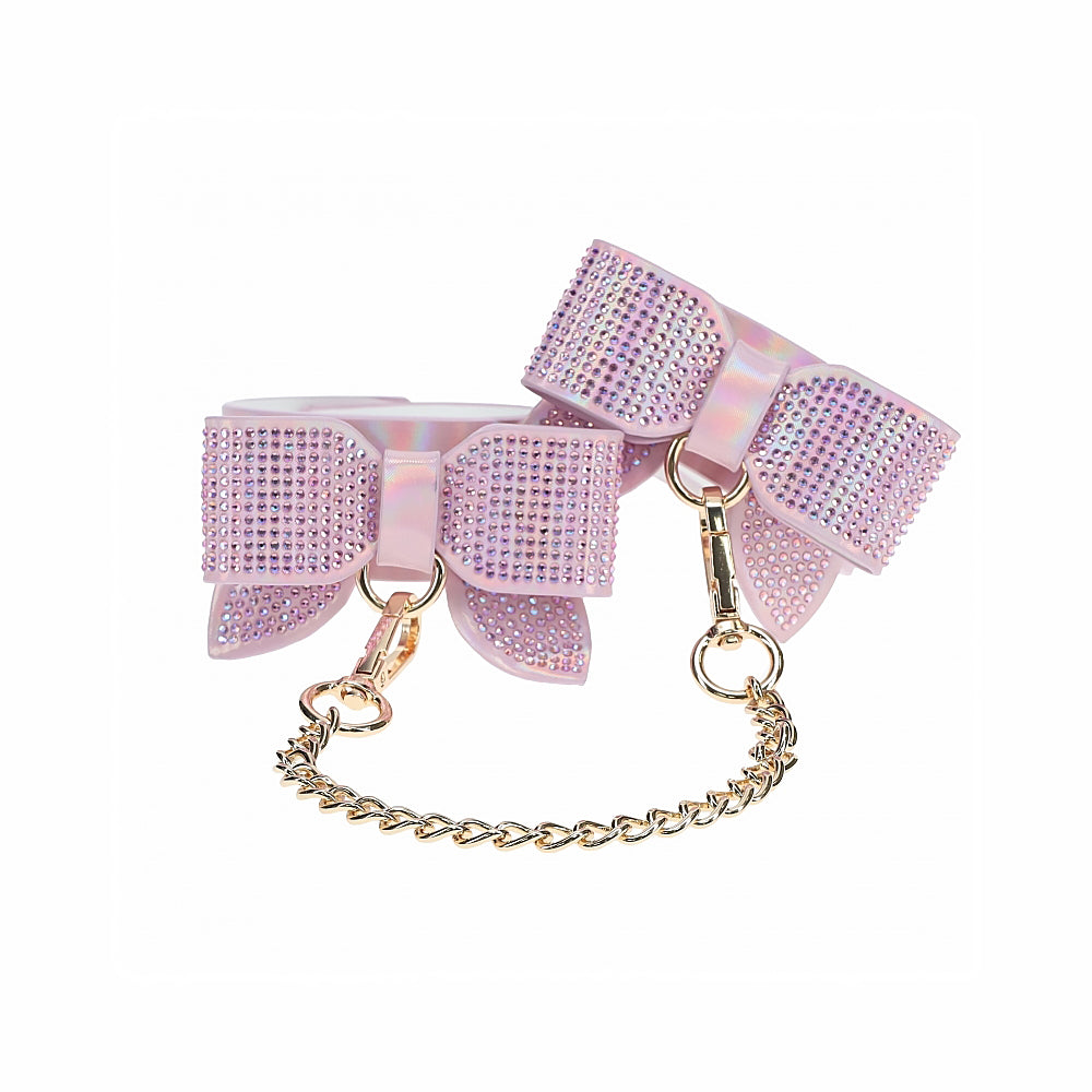 Ouch! Paris Collection Leg Cuffs Pink - Not Very Vanilla