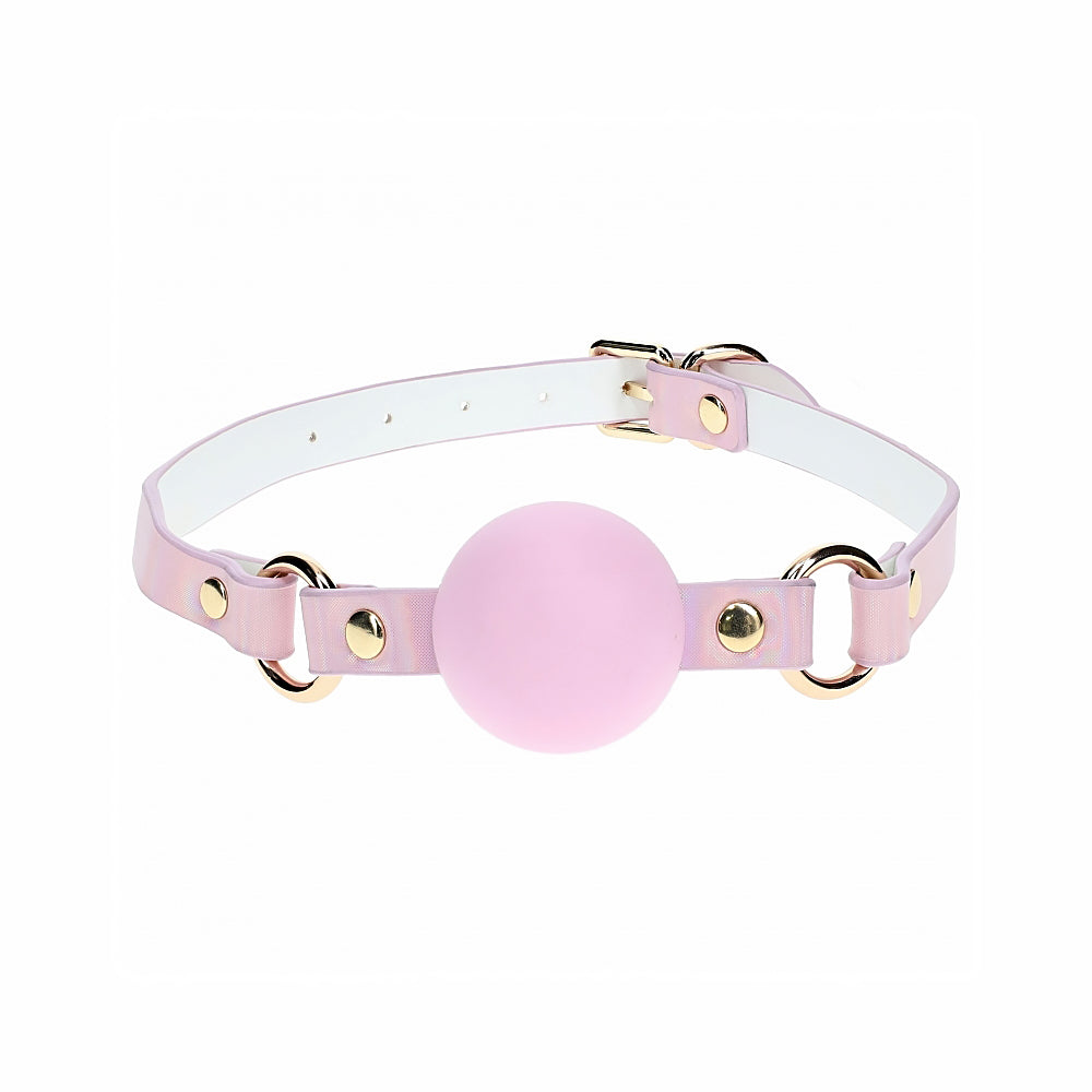 Ouch! Paris Collection Silicone Ball Gag Pink - Not Very Vanilla