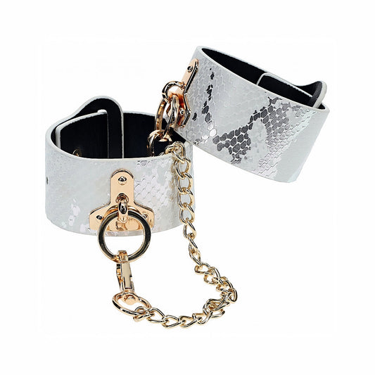 Ouch! Florence Collection Handcuffs White - Not Very Vanilla