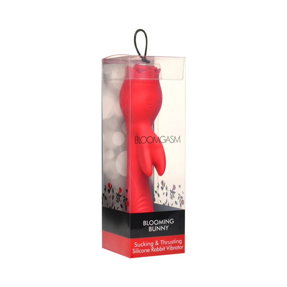 Bloomgasm Blooming Bunny Sucking & Thrusting Silicone Rabbit Vibrator - Not Very Vanilla