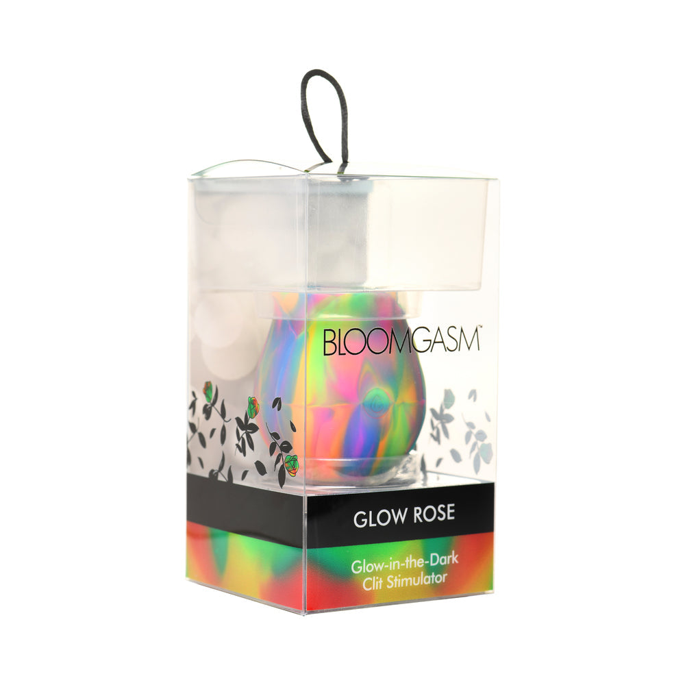 Bloomgasm Glow Rose Glow-in-the-Dark Rose Clit Stimulator - Not Very Vanilla