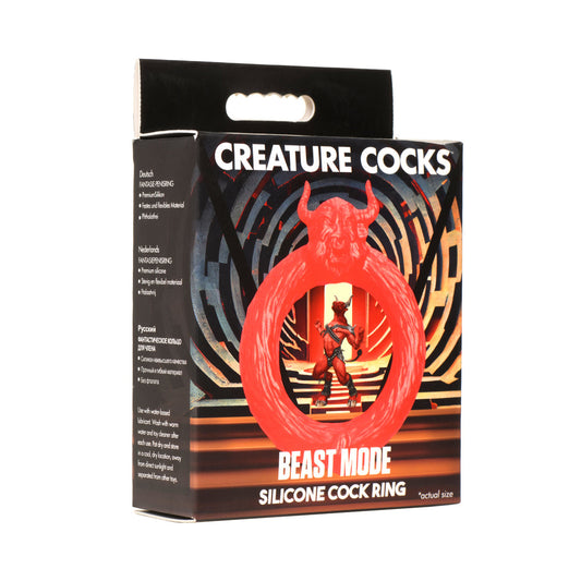 Creature Cocks Beast Mode Silicone Cock Ring - Not Very Vanilla