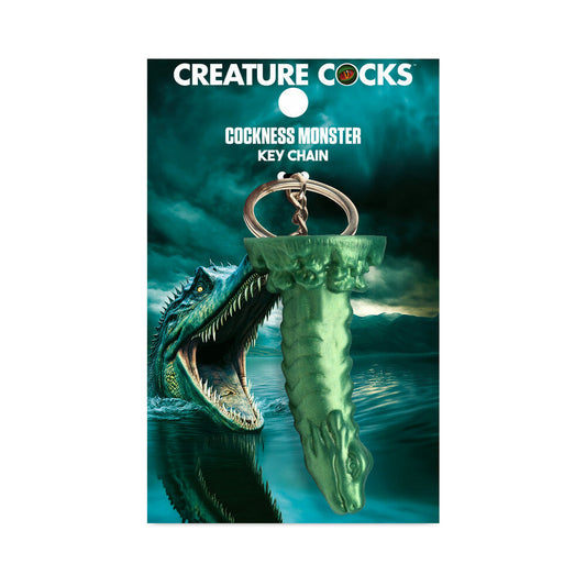 Creature Cocks Cockness Monster Silicone Keychain - Not Very Vanilla