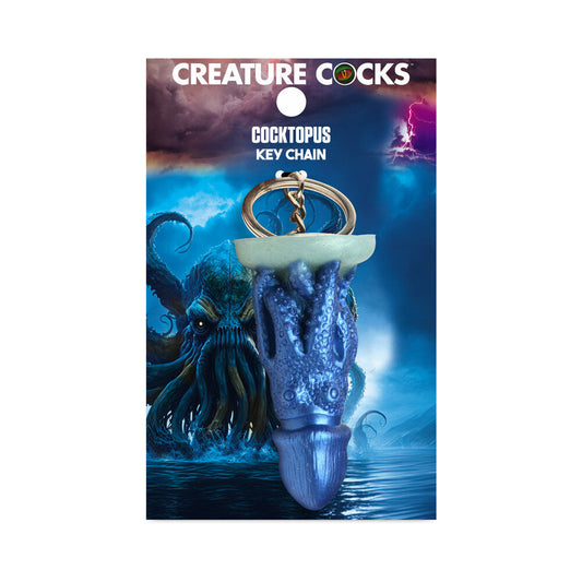 Creature Cocks Cocktopus Silicone Keychain - Not Very Vanilla