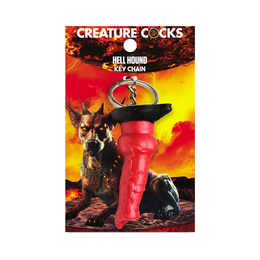 Creature Cocks Hell-Hound Silicone Keychain - Not Very Vanilla