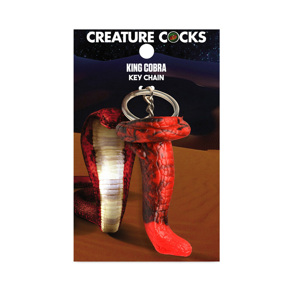 Creature Cocks King Cobra Silicone Keychain - Not Very Vanilla