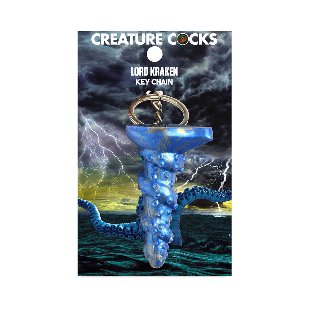 Creature Cocks Lord Kraken Silicone Keychain - Not Very Vanilla