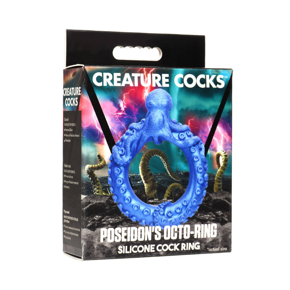 Creature Cocks Poseidon's Octo-Ring Silicone Cock Ring - Not Very Vanilla