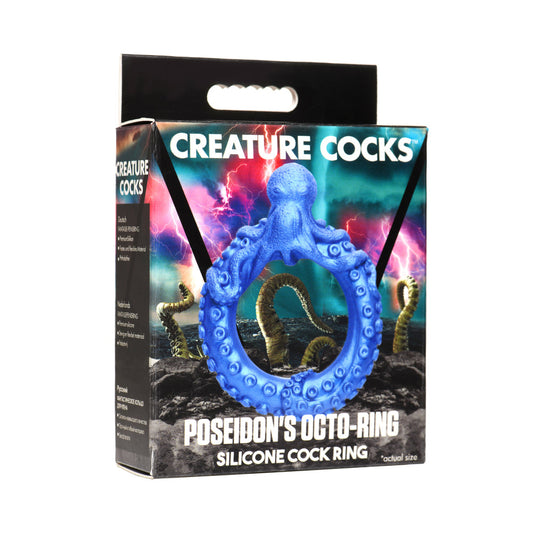 Creature Cocks Poseidon's Octo-Ring Silicone Cock Ring - Not Very Vanilla