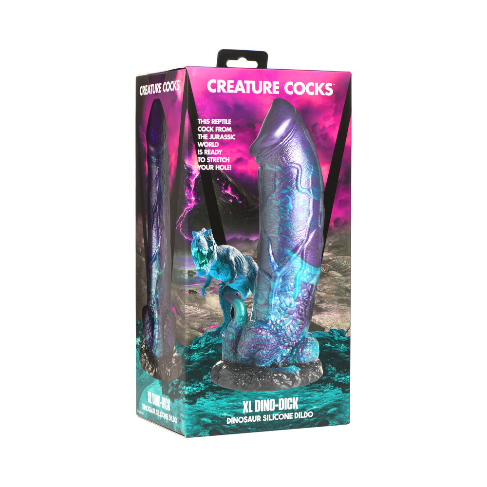 Creature Cocks XL Dino Dick Dinosaur Silicone Dildo - Not Very Vanilla