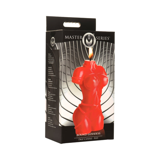 Master Series Bound Goddess Drip Candle Red - Not Very Vanilla